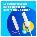 Tampax Pearl Tampons with LeakGuard Braid, Super Plus Absorbency, 50 Count EasyOptionXY LLC