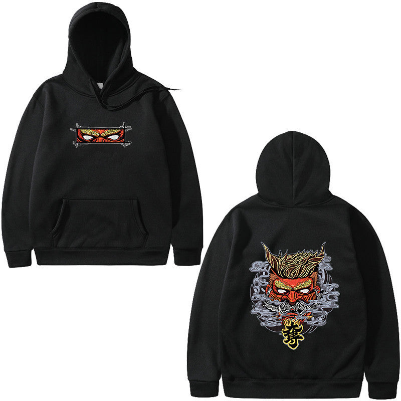 Hooded sweatshirt with pullover print Pi-Mart