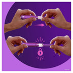 Tampax Pocket Radiant Tampons with LeakGuard Braid, Duo Pack Regular/Super Absorbency, 28 Ct EasyOptionXY LLC