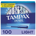 Tampax Pearl Tampons with LeakGuard Braid, Light Absorbency, 100 Ct EasyOptionXY LLC