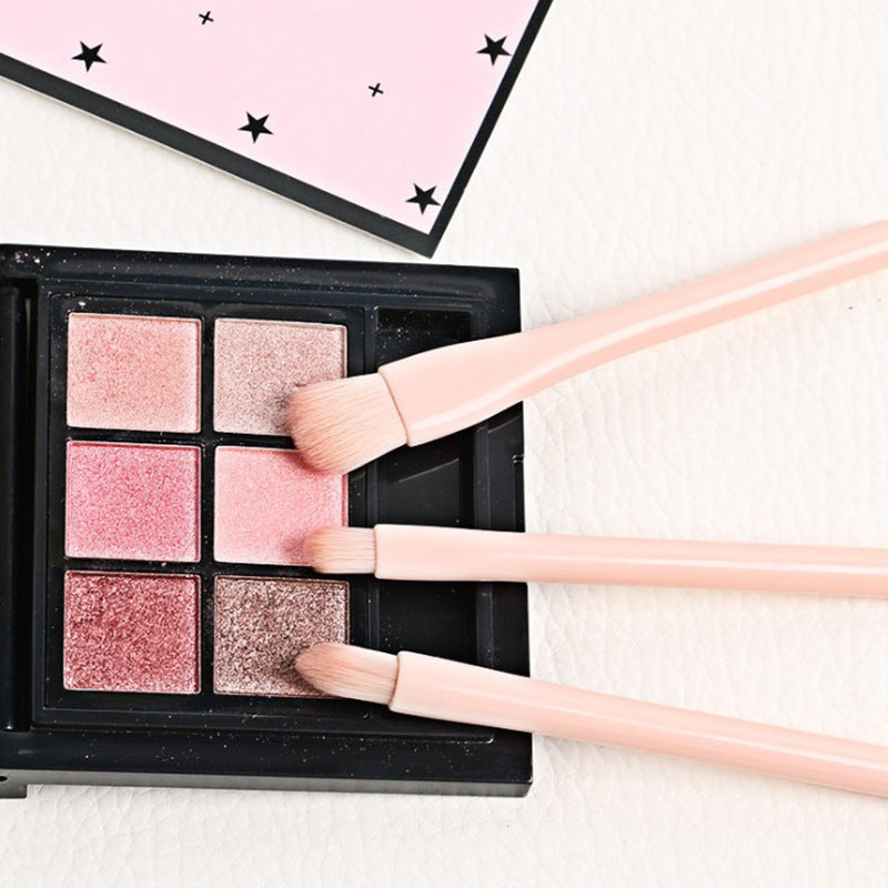 Single 4-in-1 retractable makeup brush set portable 4-in-1 retractable brush beauty tool