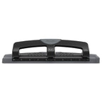 Swingline 12-Sheet Smarttouch Three-Hole Punch, 9/32" Holes, Black/Gray - SJB-DIAMOND ELITES