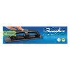 Swingline 12-Sheet Smarttouch Three-Hole Punch, 9/32" Holes, Black/Gray - SJB-DIAMOND ELITES