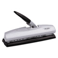 Swingline 20-Sheet Light-Touch Desktop Two-to-Seven-Hole Punch, 9/32" Holes, Metal, Silver/Black - SJB-DIAMOND ELITES