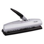 Swingline 20-Sheet Light-Touch Desktop Two-to-Seven-Hole Punch, 9/32" Holes, Metal, Silver/Black - SJB-DIAMOND ELITES