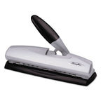 Swingline 20-Sheet Light-Touch Desktop Two-to-Seven-Hole Punch, 9/32" Holes, Metal, Silver/Black - SJB-DIAMOND ELITES