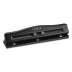 Swingline 11-Sheet Commercial Adjustable Three-Hole Punch, 9/32" Holes, Black - SJB-DIAMOND ELITES