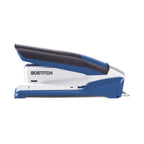 Bostitch InPower? Spring-Powered Premium Desktop Stapler, 28-Sheet Capacity, Blue/Silver - SJB-DIAMOND ELITES