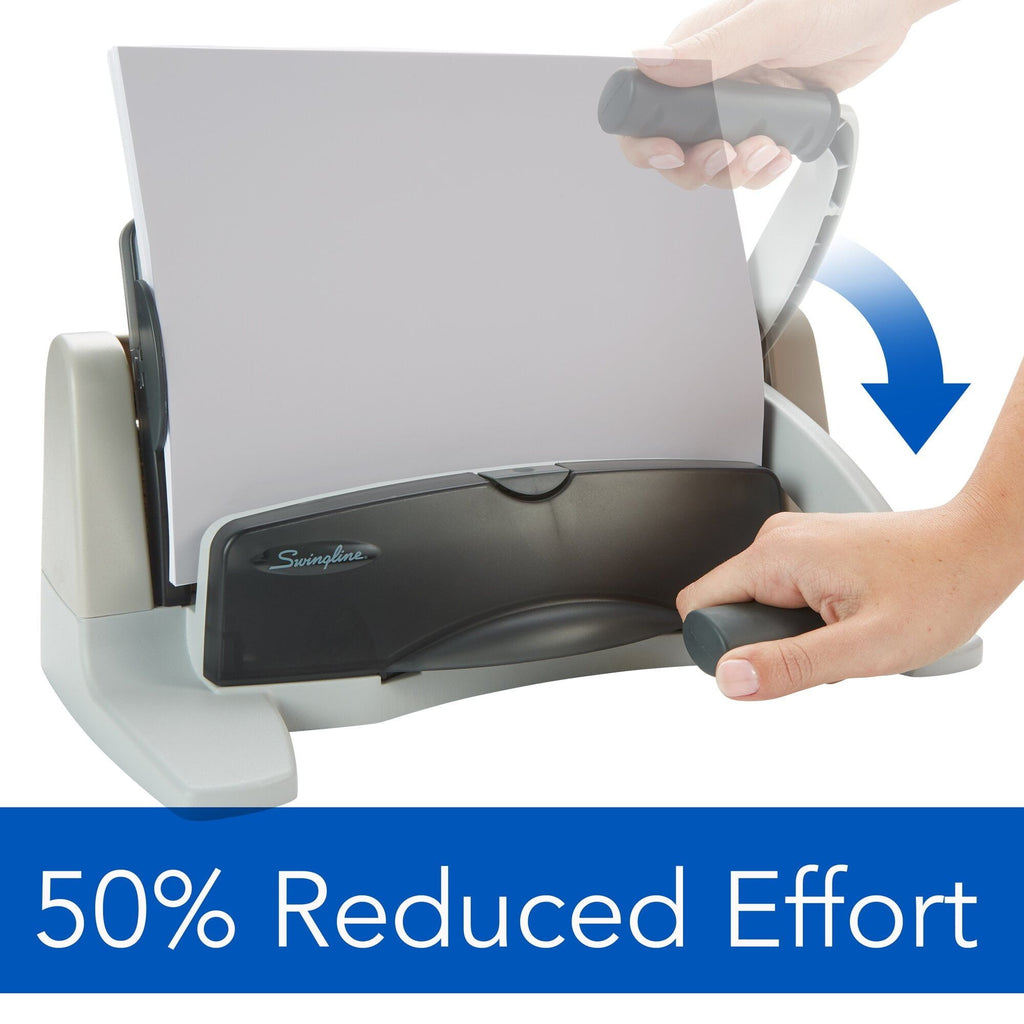 Swingline LightTouch Heavy Duty Punch, 50% Easier, 2-7 Holes, 40 Sheets - SJB-DIAMOND ELITES