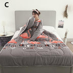 Winter Lazy Quilt with Sleeves Pi-Mart