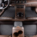 Universal Right Rudder Foot Pad Leather Quilted Embroidered Full Surround Pi-Mart