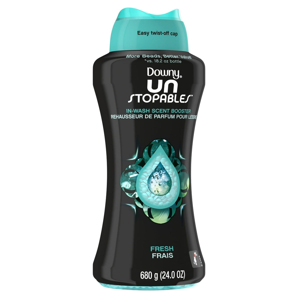 Downy Unstopables Laundry Scent Booster Beads, Fresh Scent, 24 oz