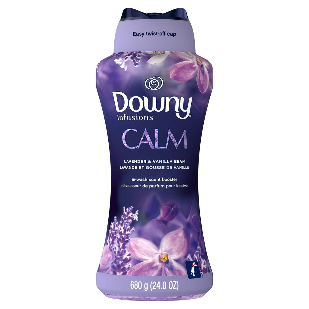 Downy Infusions Calm Laundry Scent Booster Beads, Lavender and Vanilla Bean, 24 oz