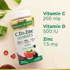 Nature's Bounty Vitamins & Zinc Immune Support Citrus Berry Gummies; 70 Count EasyOptionXY LLC