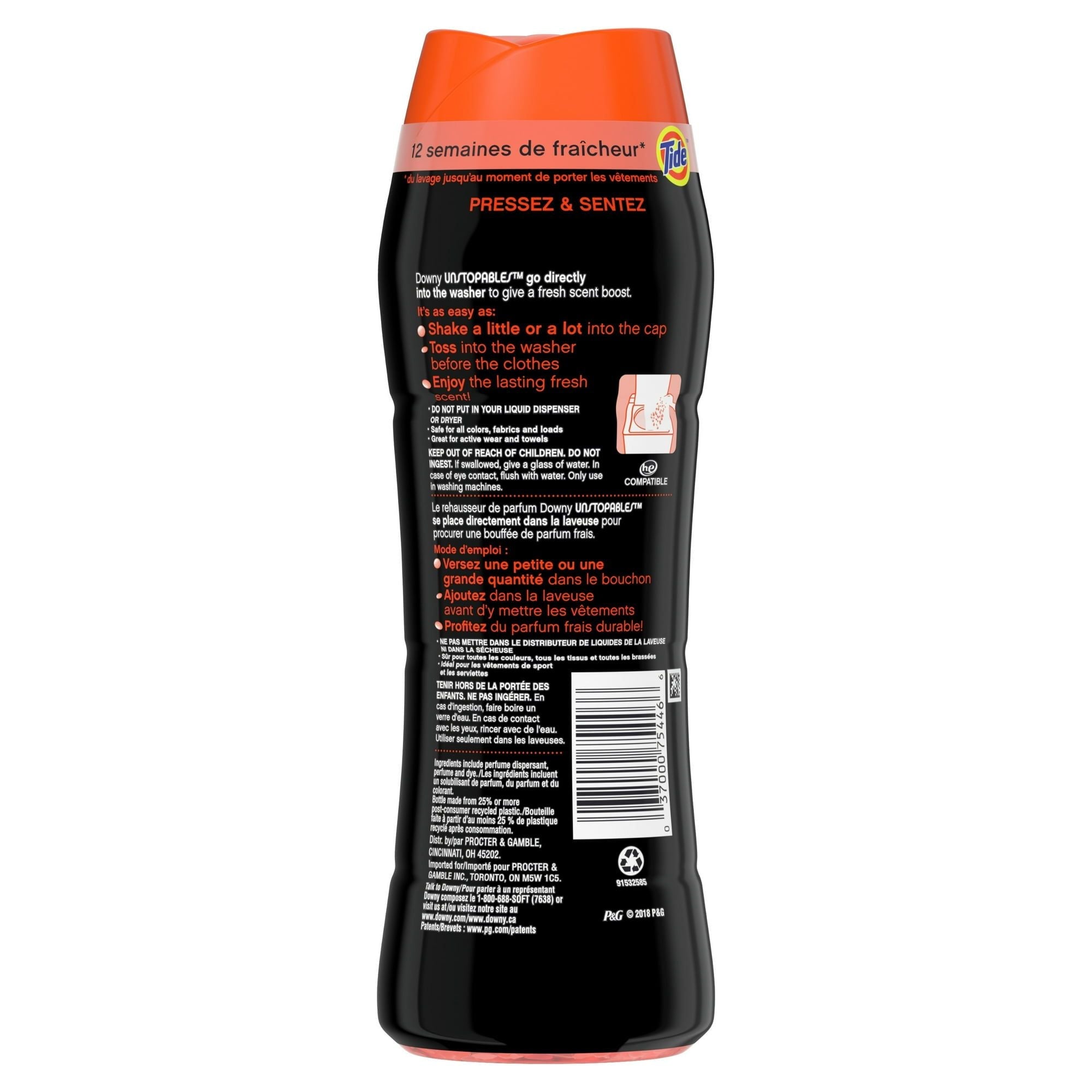 Downy Unstopables In-Wash Scent Booster Beads, Original, 10 oz