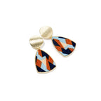 Simple long earrings Pi-Mart