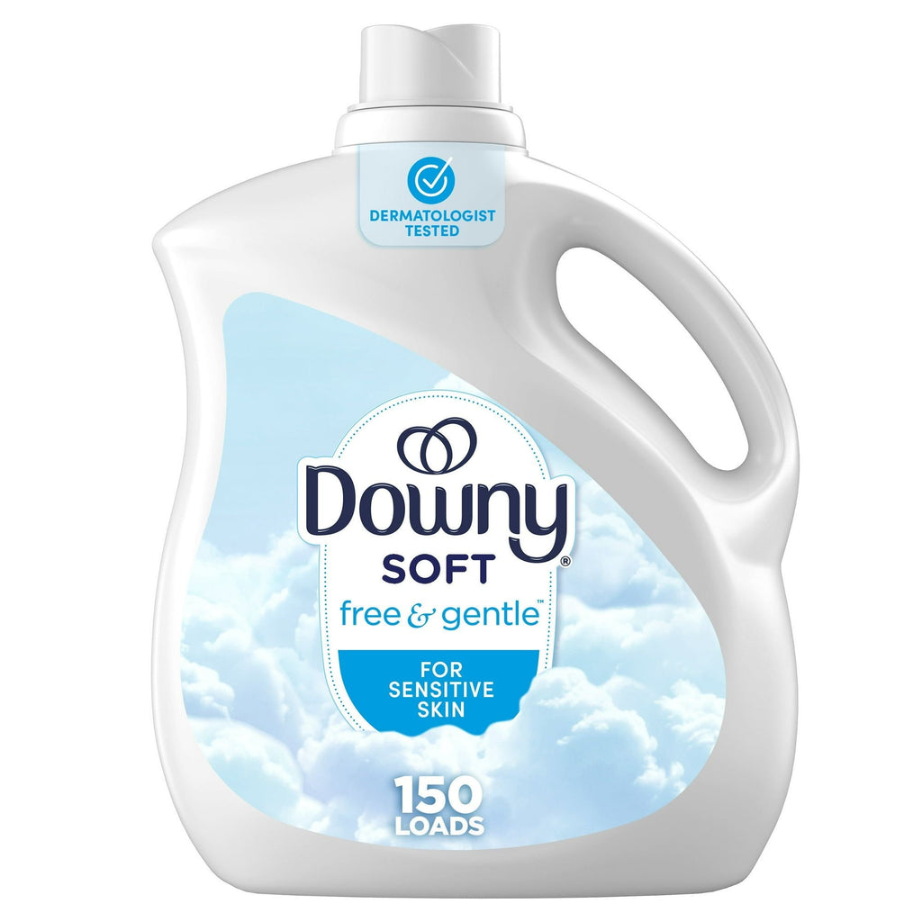 Downy Free & Gentle Fabric Softener (Fabric Conditioner), 111 fl oz, 150 Loads, Hypoallergenic