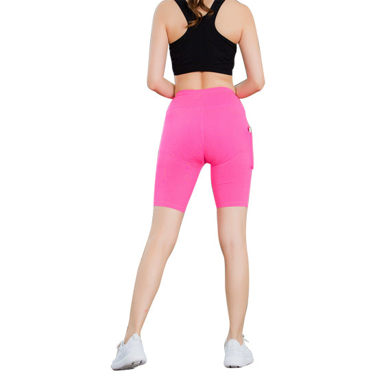 Yoga Shorts Stretchable With Phone Pocket - SJB-DIAMOND ELITES