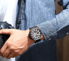 Men's Casual Waterproof Watch With Chronometers And Fluorescent Hands Excellent Design Perfect Gift - SJB-DIAMOND ELITES