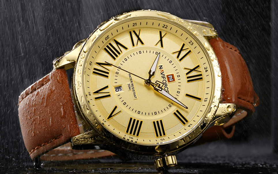 Universal Waterproof Watch With Details Of Great Design  Numbers And Date Display Perfect Gift - SJB-DIAMOND ELITES
