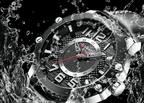 Men's Waterproof  Sport Watch With Leather  Belts  And Large Numbers Details Unique Design Perfect Gift Stevvex