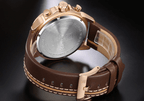 Men's  Sports Waterproof Watch With Chronometers And Leather Belt Multifunction Wristwatch Unique Design Perfect Gift - SJB-DIAMOND ELITES