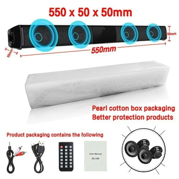 Home Theater Wireless Sound Bar Pi-Mart