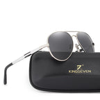 Aviation Luxury Aluminum Magnesium Gold Fashion Polarized Lens Sunglasses Men/Women Driving Mirror Sunglasses  Military Style - SJB-DIAMOND ELITES