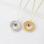 60th Birthday Gift For Woman, Birthday Gift For Mom, 6 Rings 6 Decades