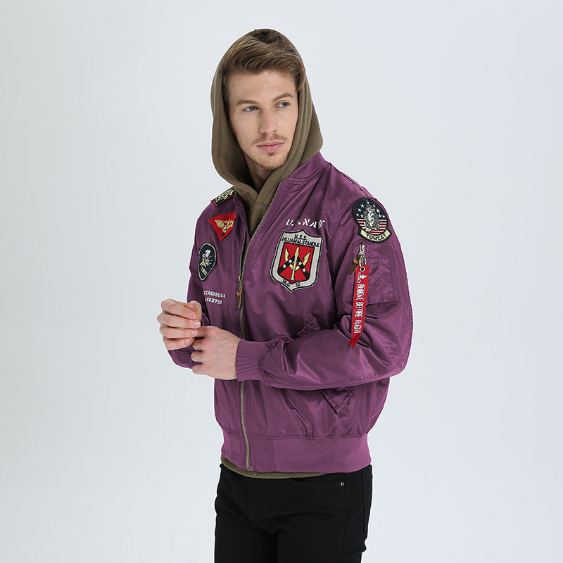 Arrogant Eagle Type Lofty Ambitions Lingyun Air Force Bomber Jacket Men Pi-Mart