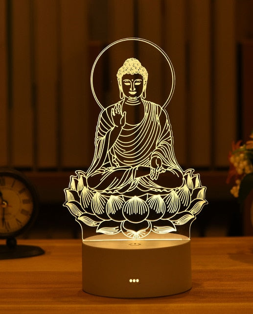 3D Table Night Lamp - SJB-DIAMOND ELITES