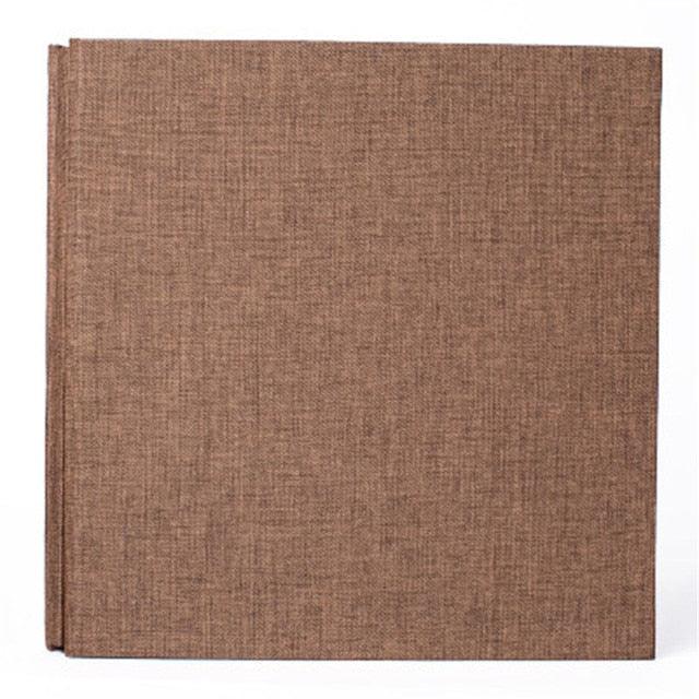 16-inch 20 Pages Self Adhesive Photo Album DIY Scrapbook Rustic Linen Cloth Cover Personalize Album for Wedding Memory Album  Home Decor House Decoration DIY Memorable Gifts For Loved Ones Stevvex