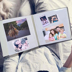 16-inch 20 Pages Self Adhesive Photo Album DIY Scrapbook Rustic Linen Cloth Cover Personalize Album for Wedding Memory Album  Home Decor House Decoration DIY Memorable Gifts For Loved Ones Stevvex