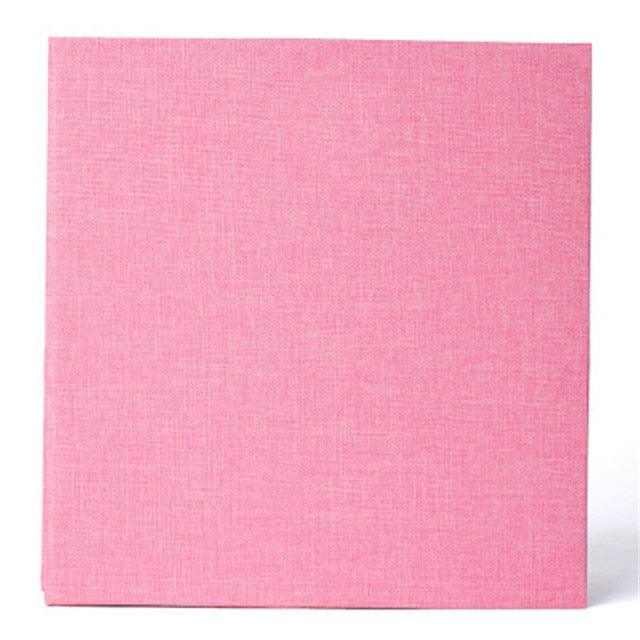 16-inch 20 Pages Self Adhesive Photo Album DIY Scrapbook Rustic Linen Cloth Cover Personalize Album for Wedding Memory Album  Home Decor House Decoration DIY Memorable Gifts For Loved Ones Stevvex