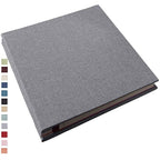 16-inch 20 Pages Self Adhesive Photo Album DIY Scrapbook Rustic Linen Cloth Cover Personalize Album for Wedding Memory Album  Home Decor House Decoration DIY Memorable Gifts For Loved Ones Stevvex