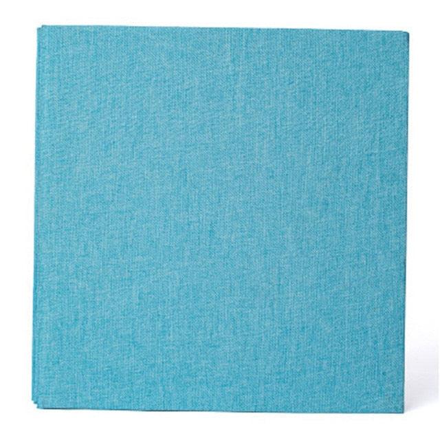 16-inch 20 Pages Self Adhesive Photo Album DIY Scrapbook Rustic Linen Cloth Cover Personalize Album for Wedding Memory Album  Home Decor House Decoration DIY Memorable Gifts For Loved Ones Stevvex