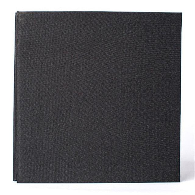 16-inch 20 Pages Self Adhesive Photo Album DIY Scrapbook Rustic Linen Cloth Cover Personalize Album for Wedding Memory Album  Home Decor House Decoration DIY Memorable Gifts For Loved Ones Stevvex