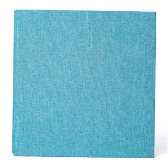 16-inch 20 Pages Self Adhesive Photo Album DIY Scrapbook Rustic Linen Cloth Cover Personalize Album for Wedding Memory Album  Home Decor House Decoration DIY Memorable Gifts For Loved Ones Stevvex