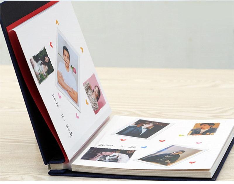 16 inch Linen DIY Photo Album Lovers Birthday Gift Wedding Photos Baby Photo Album Scrapbook DIY Photo Albums Family Scrapbook Albums Family Anniversary Gift For Couple Stevvex
