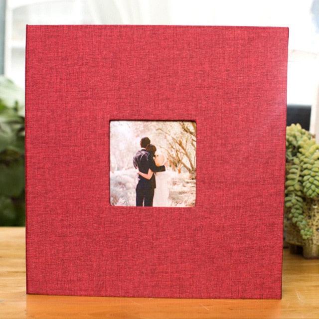 16 inch Linen DIY Photo Album Lovers Birthday Gift Wedding Photos Baby Photo Album Scrapbook DIY Photo Albums Family Scrapbook Albums Family Anniversary Gift For Couple Stevvex