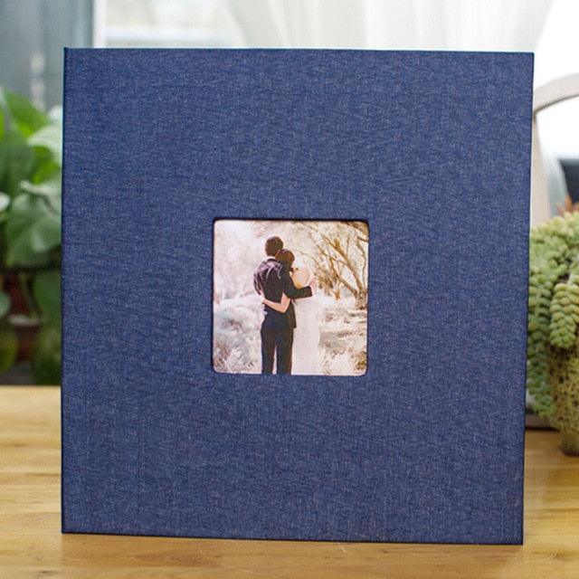 16 inch Linen DIY Photo Album Lovers Birthday Gift Wedding Photos Baby Photo Album Scrapbook DIY Photo Albums Family Scrapbook Albums Family Anniversary Gift For Couple Stevvex
