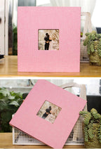 16 inch Linen DIY Photo Album Lovers Birthday Gift Wedding Photos Baby Photo Album Scrapbook DIY Photo Albums Family Scrapbook Albums Family Anniversary Gift For Couple Stevvex