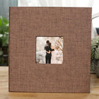 16 inch Linen DIY Photo Album Lovers Birthday Gift Wedding Photos Baby Photo Album Scrapbook DIY Photo Albums Family Scrapbook Albums Family Anniversary Gift For Couple Stevvex