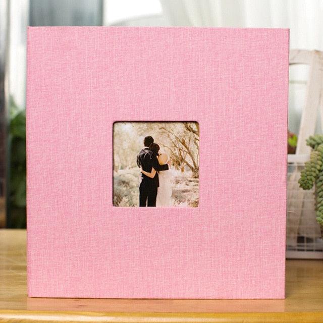 16 inch Linen DIY Photo Album Lovers Birthday Gift Wedding Photos Baby Photo Album Scrapbook DIY Photo Albums Family Scrapbook Albums Family Anniversary Gift For Couple Stevvex