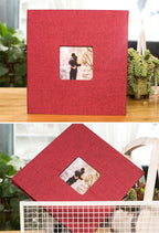 16 inch Linen DIY Photo Album Lovers Birthday Gift Wedding Photos Baby Photo Album Scrapbook DIY Photo Albums Family Scrapbook Albums Family Anniversary Gift For Couple Stevvex