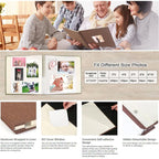 16 inch Linen DIY Photo Album Lovers Birthday Gift Wedding Photos Baby Photo Album Scrapbook DIY Photo Albums Family Scrapbook Albums Family Anniversary Gift For Couple Stevvex