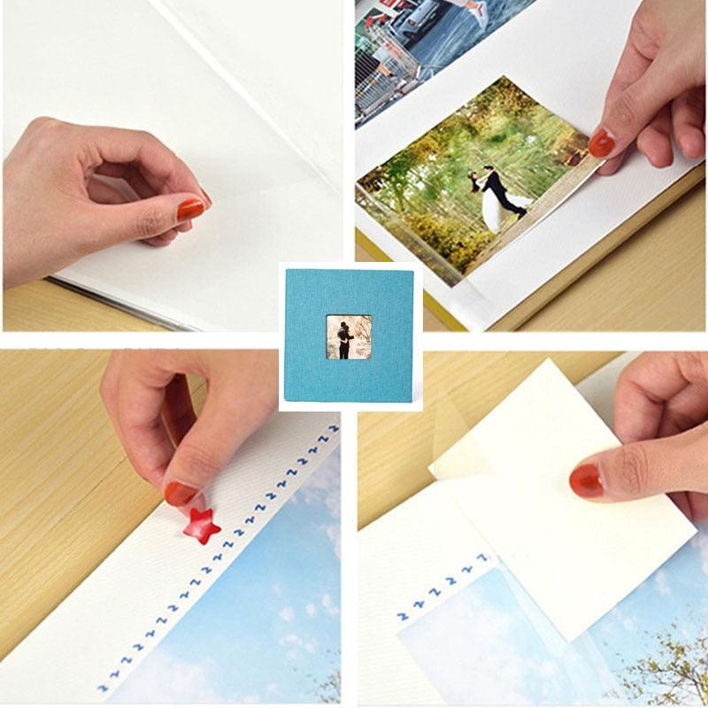 16 inch Linen DIY Photo Album Lovers Birthday Gift Wedding Photos Baby Photo Album Scrapbook DIY Photo Albums Family Scrapbook Albums Family Anniversary Gift For Couple Stevvex