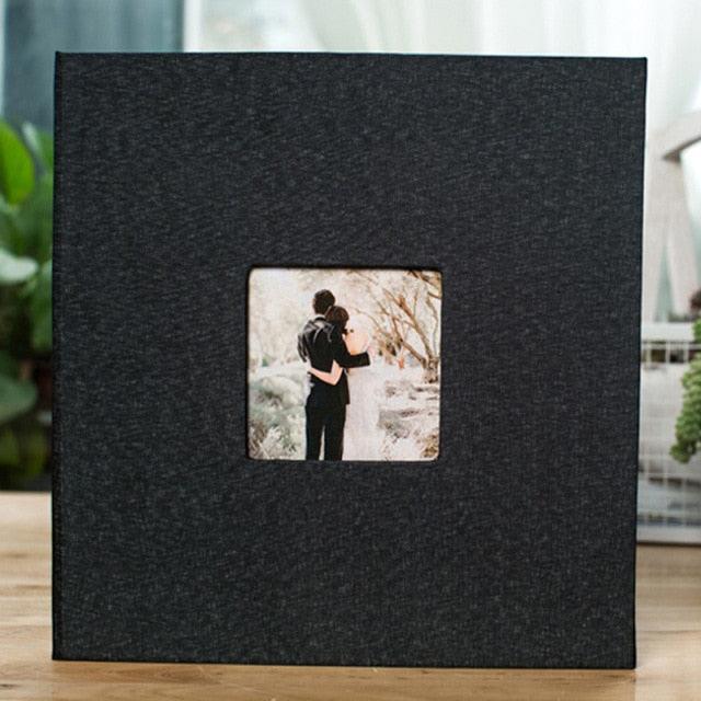 16 inch Linen DIY Photo Album Lovers Birthday Gift Wedding Photos Baby Photo Album Scrapbook DIY Photo Albums Family Scrapbook Albums Family Anniversary Gift For Couple Stevvex