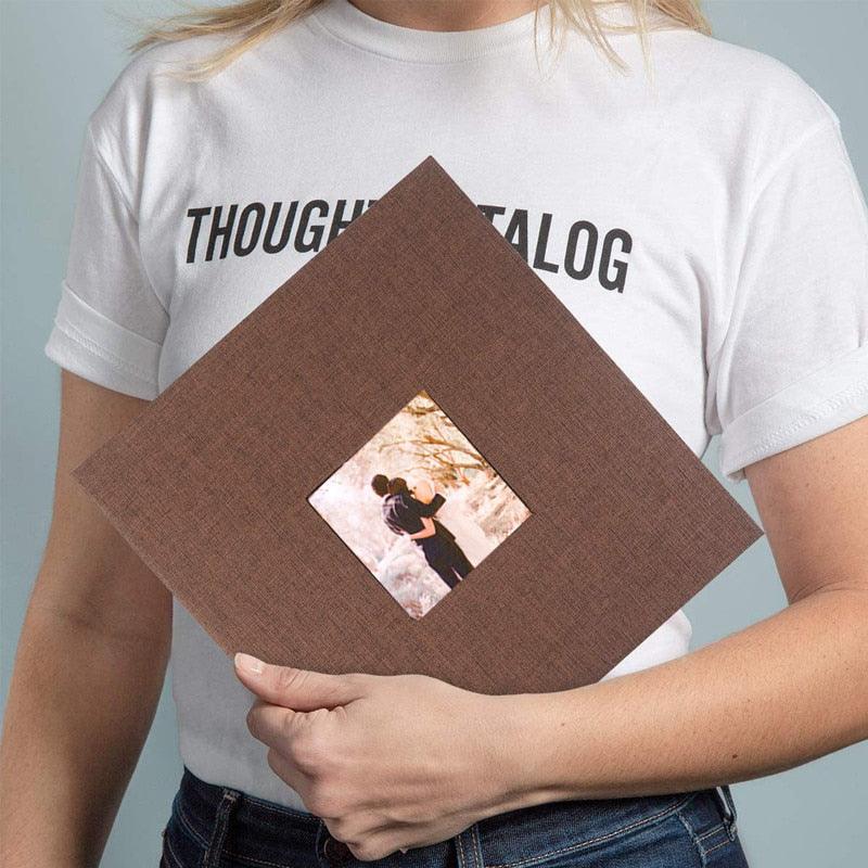 16 inch Linen DIY Photo Album Lovers Birthday Gift Wedding Photos Baby Photo Album Scrapbook DIY Photo Albums Family Scrapbook Albums Family Anniversary Gift For Couple Stevvex
