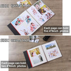 16 inch Linen DIY Photo Album Lovers Birthday Gift Wedding Photos Baby Photo Album Scrapbook DIY Photo Albums Family Scrapbook Albums Family Anniversary Gift For Couple Stevvex